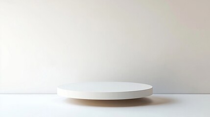 Fototapeta premium 3D rendered minimalistic empty podium stage