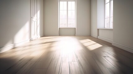Fototapeta premium Bright and Spacious Interior with Natural Light