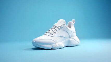 3d white sneakers. Men's and women's shoes