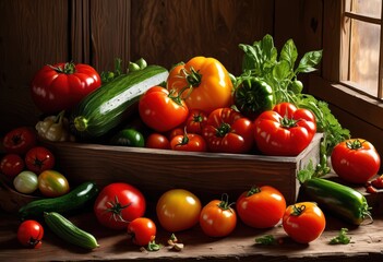 aesthetic display vibrant vegetables artfully arranged rich colors textures showcase freshness bounty, rainbow, lgbtq, lgbt, pride, colorful, love, equality