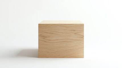 Naklejka premium Empty Wooden Podium Display