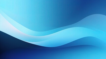 Elegant Blue Waves on a Soft Background