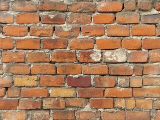 Obraz premium Red Brick Wall Texture - Vintage Brick Background