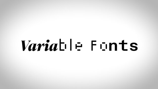 Variable Font Titles 