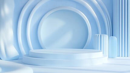 Obraz premium 3D Rendered Empty Podium