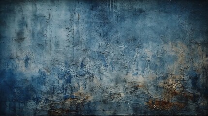 Obraz premium Textured Blue and Brown Vintage Background