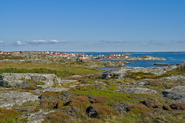 Panoramic view on the skerry island of Roeroe