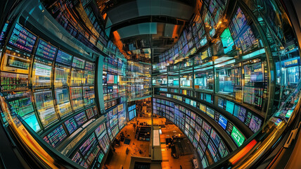 東京証券取引所のパノラマビュー