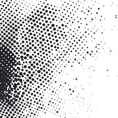 Naklejka premium Abstract Halftone Pattern