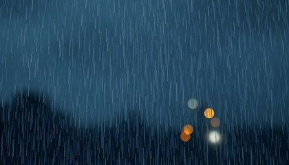 rain isolated with white highlights, png