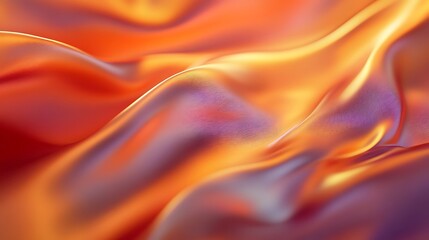 Obraz premium Flowing Metallic glass Waves in Neon Blue and Pink on Dark Background - Abstract Design Concept