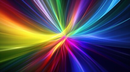 Vibrant Color Swirl Abstract Visual Background