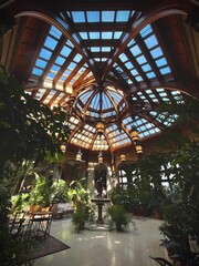 gazebo in the inside of a large home