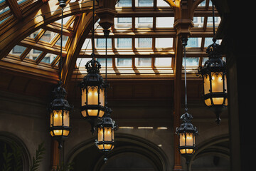 lamp in the night