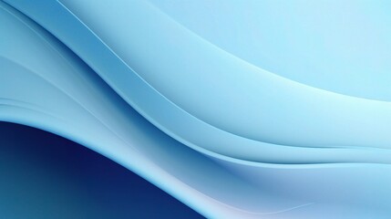 Obraz premium Soft Blue Abstract Waves Background for Design