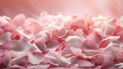 Obraz premium Soft Pink Petals on a Gentle Background