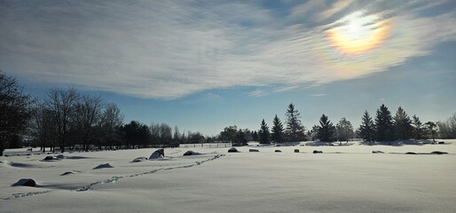 sunset in the mountains