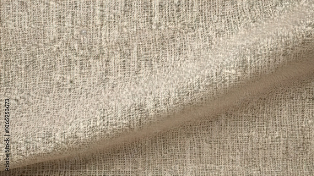 Poster smooth beige fabric texture for background use