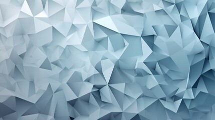 Obraz premium Abstract 3D Geometry in Cool Blue Tones