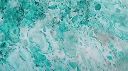 Obraz premium Turquoise Abstract Fluid Art Background