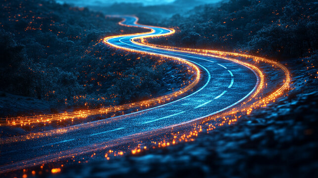 digital transformation roadmap displaying key milestones, showcasing a strategic pathway for organizations to enhance their technological capabilities and drive innovation in a modern business landsca