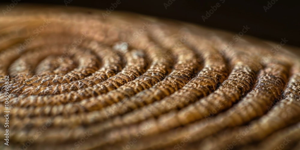 Aufkleber close-up view of a textured surface with circular patterns. ai.