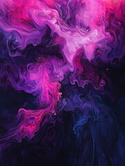 Fototapeta premium Vivid colors and spontaneous shapes, evoking a sense of movement and emotion