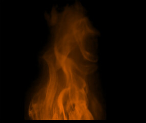 smoke steam isolated black background
