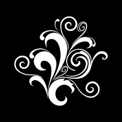 Fototapeta premium Beautiful Floral Design Elements