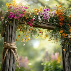 Bouquet of flowers on a beautiful background