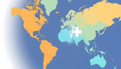 Naklejka premium Universal health care is a health care system in which all residents of a particular country or region are assured access to health care isolated with white highlights, png