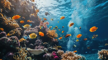 vibrant imagery captures the essence of world oceans day, highlighting beautiful aquatic life and emphasizing the importance of ocean conservation on june 8th
