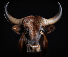 portrait of a bull