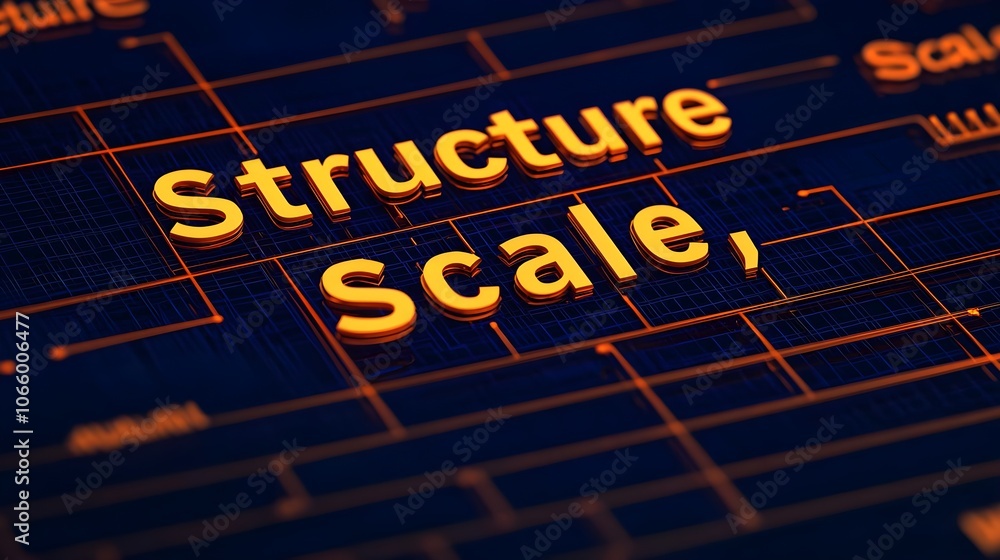 Poster structure and scale concept