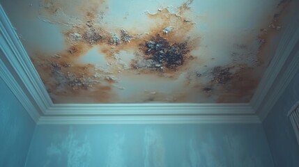 Water Damage on Ceiling.