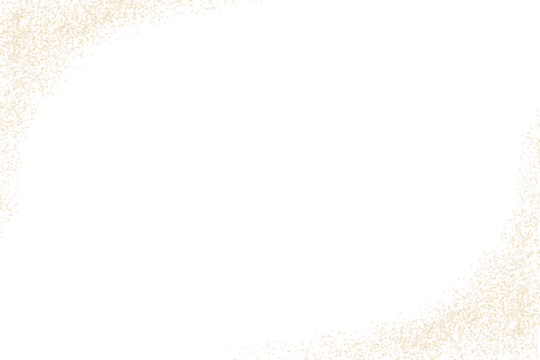 Aesthetic gold confetti shine frame with glowing gold dust lights and shimmering particles. Luxury gold confetti border enhanced with glitter dust, creating a radiant and glamorous glare-filled 