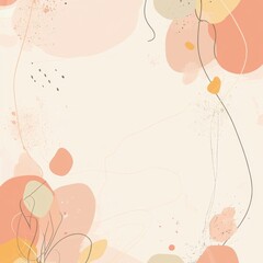 Design a light-colored background with accents from a pastel the palette . The background should be dynamic, fun, and creative, yet remain high-quality and sober. I