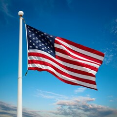 Obraz premium American flag of United States of America, AI generated