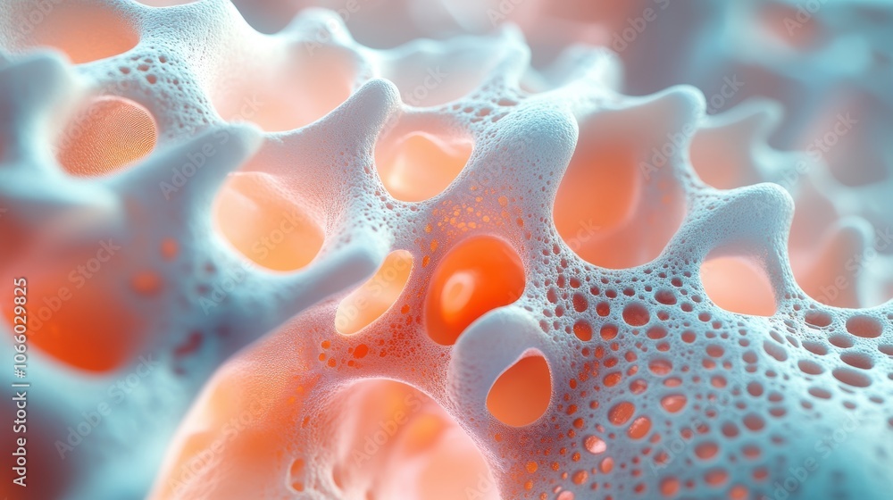 Poster the intricate structure of human cartilage through detailed rendering techniques
