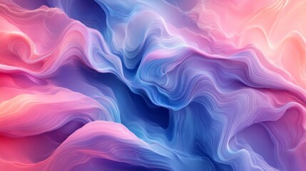 Obraz premium Abstract Swirling Colors with Flowing Lines and Layers