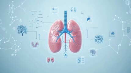 Illustration showcasing the human body's acid-base balance mechanisms