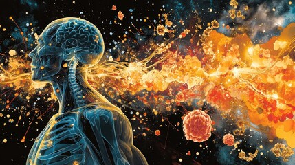 How the human body triggers the fight-or-flight response during stress