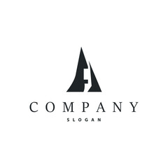 Minimal Initial A Letter Logo, Modern And Luxury Geometric Design, Icon Vector Template Element