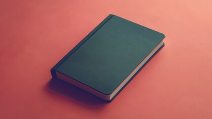 Fototapeta premium Minimalist Notebook Mock-up, sleek design, clean lines, ideal for showcasing branding, versatile for presentations and marketing materials