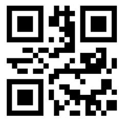 QR code that, when scanned, displays a smiley ": (". Scan QR code icon. Digital scanning QR code. Isolated on transparent background.