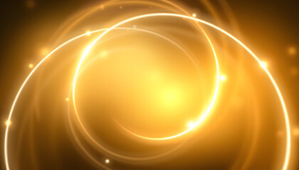 Abstract ring background with luminous swirling backdrop. Glowing spiral. The energy flow tunnel. shine round frame with light circles light effect. glowing cover. Space for your message isolated wi