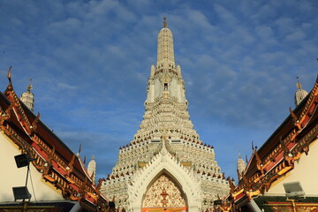 Temple Of Dawn (Wat Arun) one of the most spectacular and recognizable Thai landmarks. Bangkok...