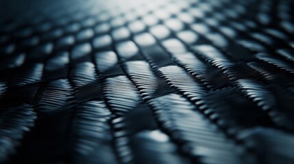 Fototapeta premium Abstract Texture of Intertwined Dark Blue Threads
