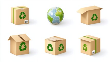 Eco-Friendly Packaging and Recycling Concept Design
