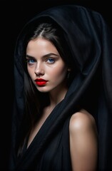 Naklejka premium portrait of a woman